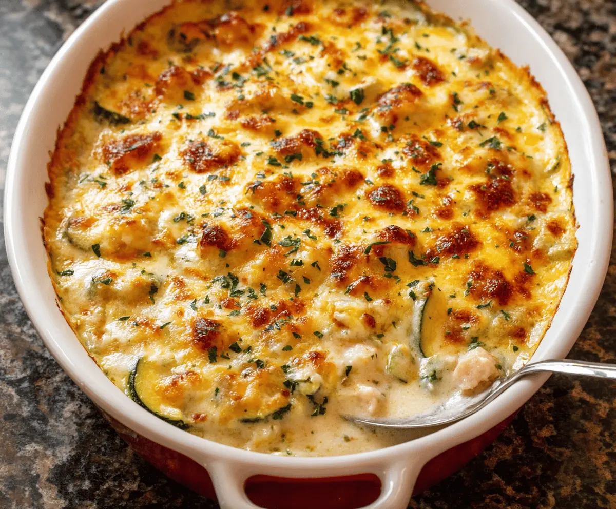 Easy Chicken Zucchini Casserole Recipe