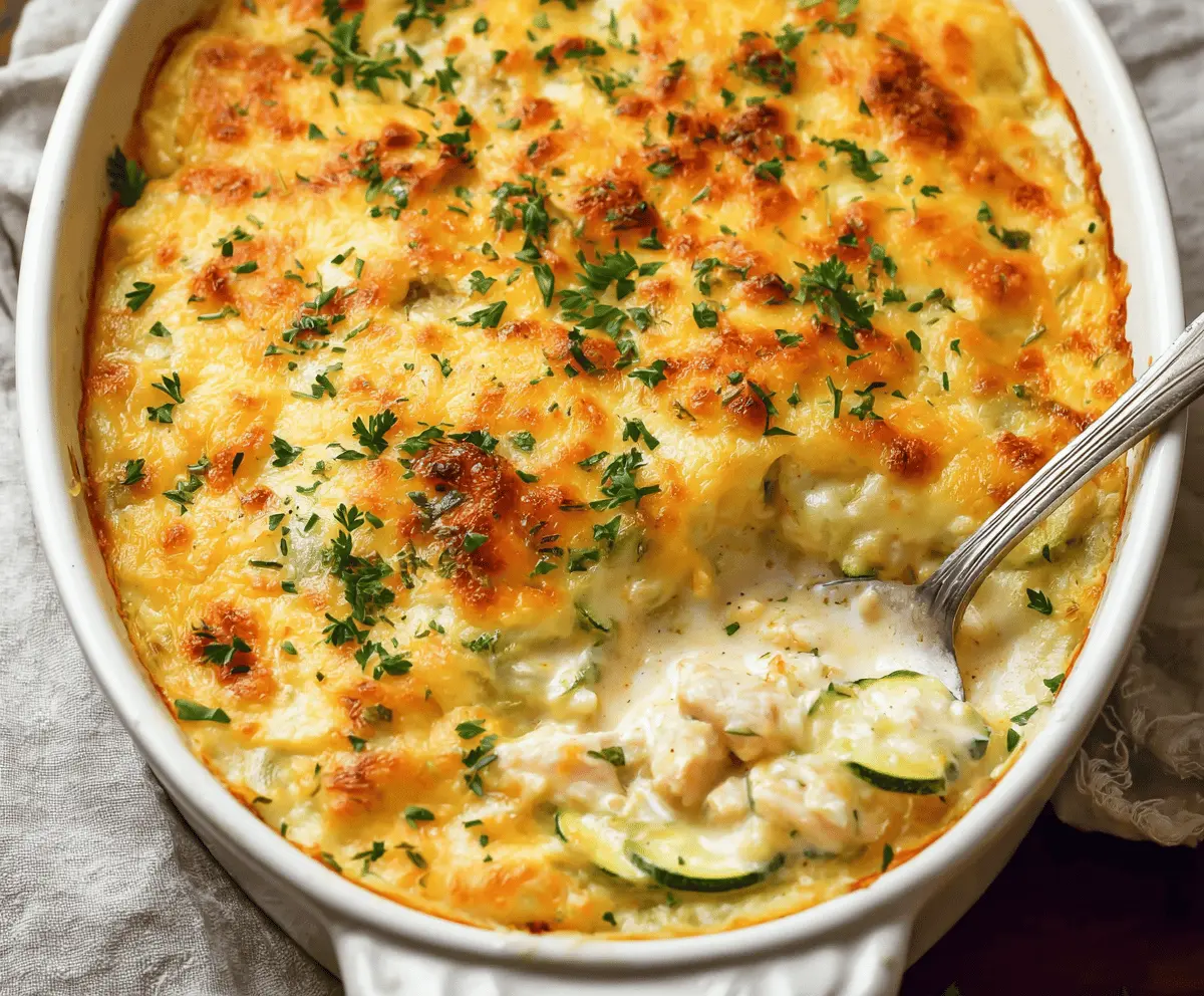 Easy Chicken Zucchini Casserole Recipe