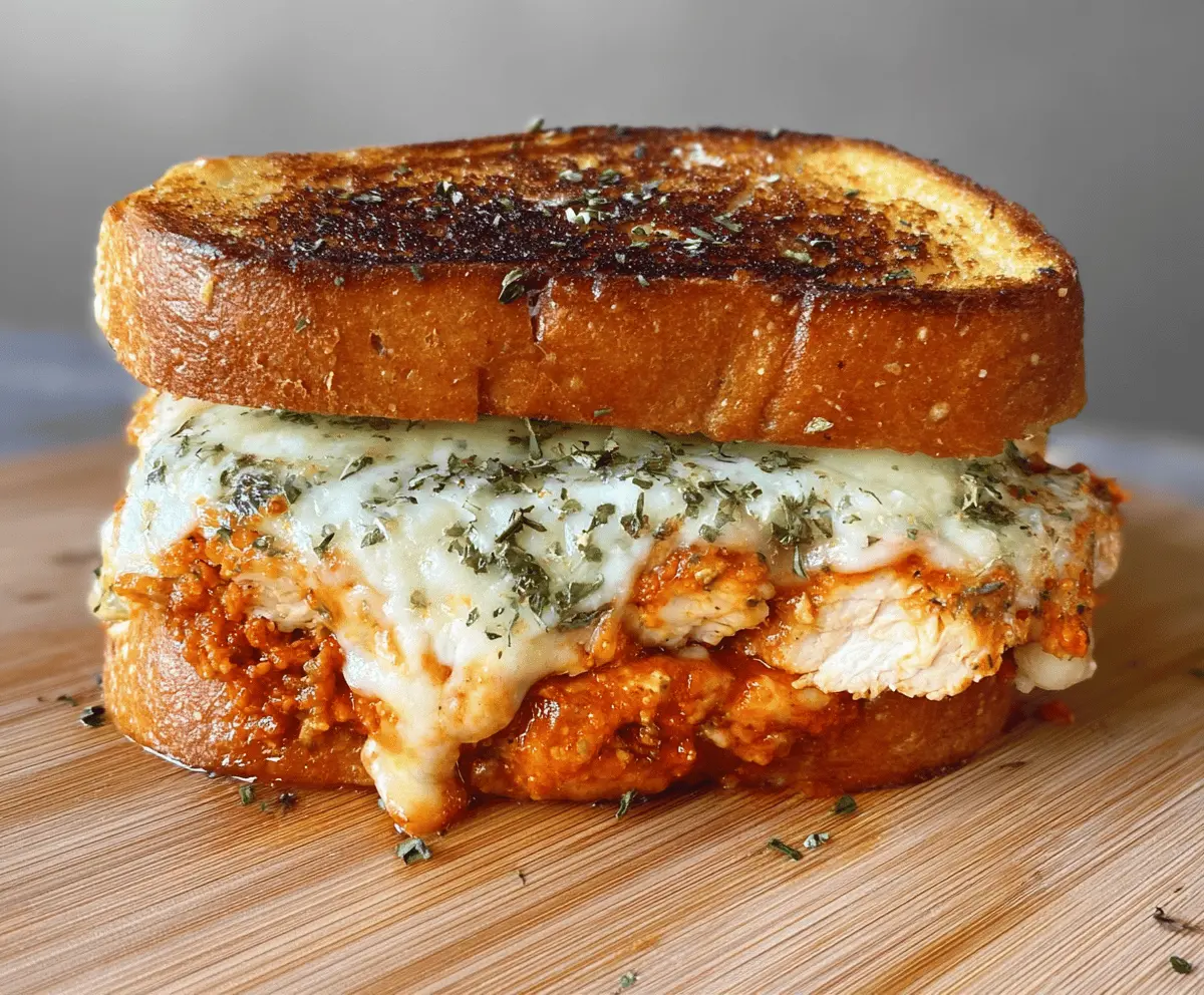 Easy Grilled Chicken Parmesan Sandwich Recipe
