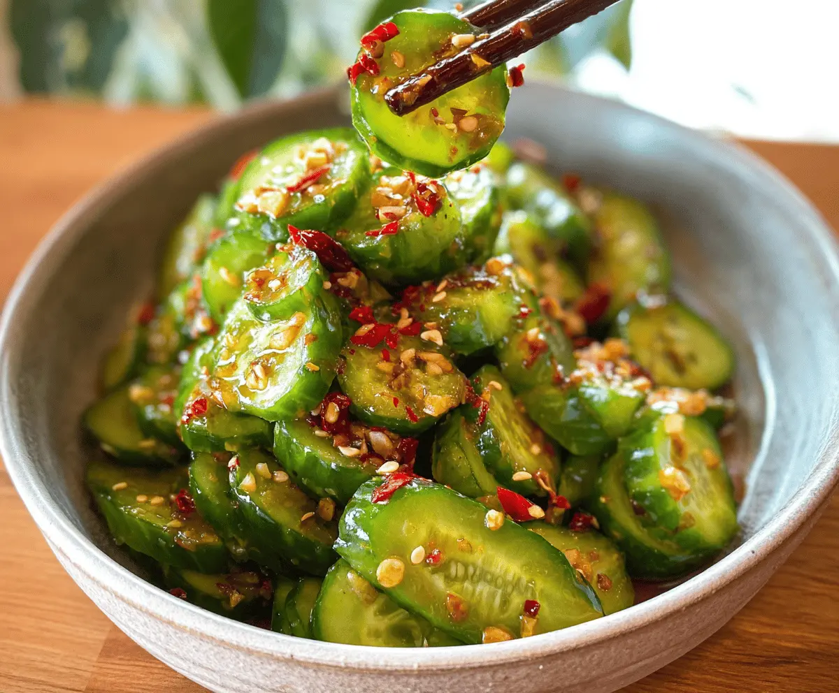 Refreshing Asian Cucumber Salad Recipe