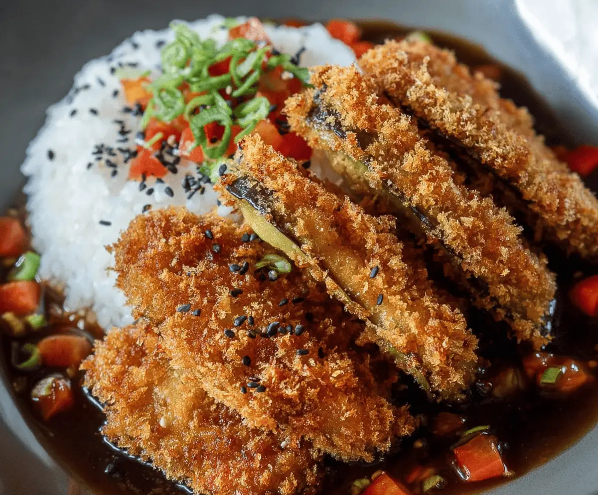 Crispy Eggplant Katsu Recipe for Easy Dinner