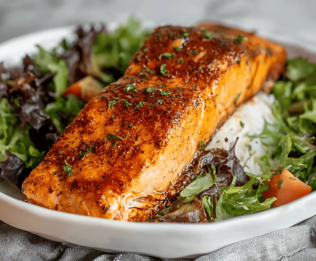 Sweet and Spicy Cajun Brown Sugar Salmon Recipe