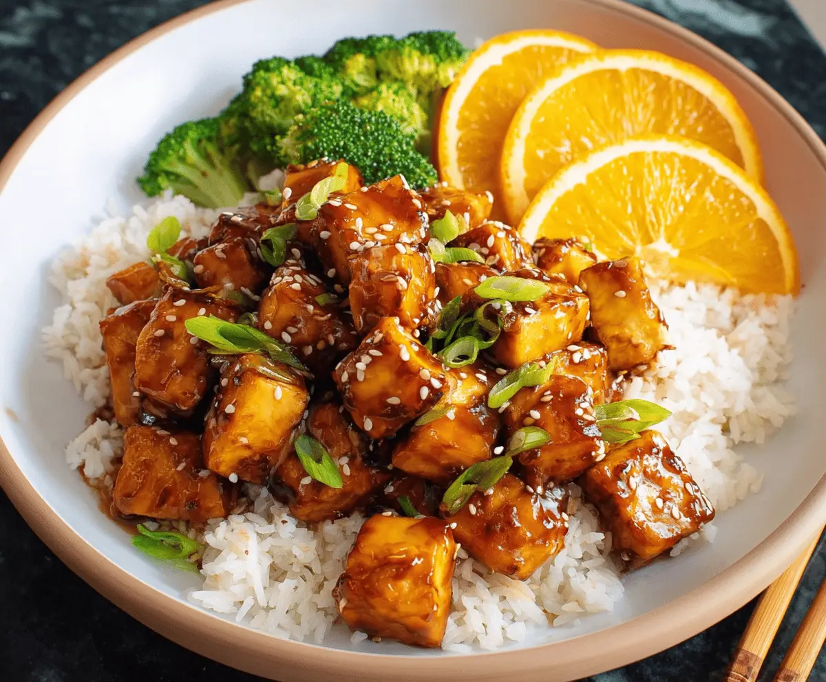 Easy Vegan Orange Tofu Recipe That’s Full of Flavor