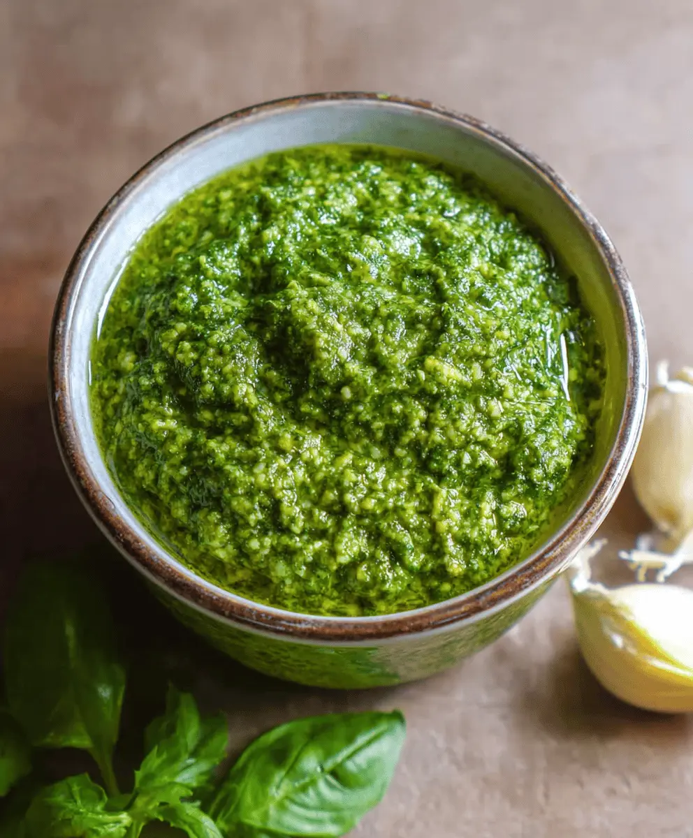 Easy Dairy Free Pesto Recipe for Fresh Flavor