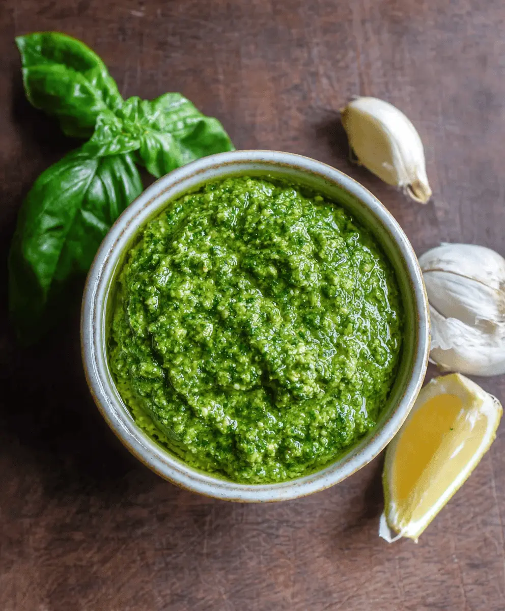 Easy Dairy Free Pesto Recipe for Fresh Flavor