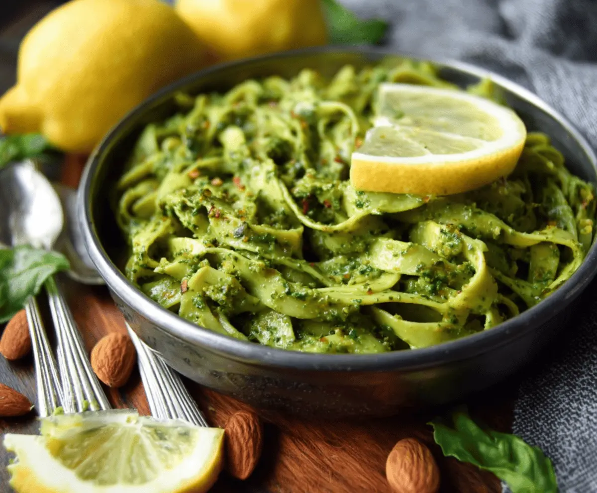 Creamy Avocado Lemon Pesto Recipe