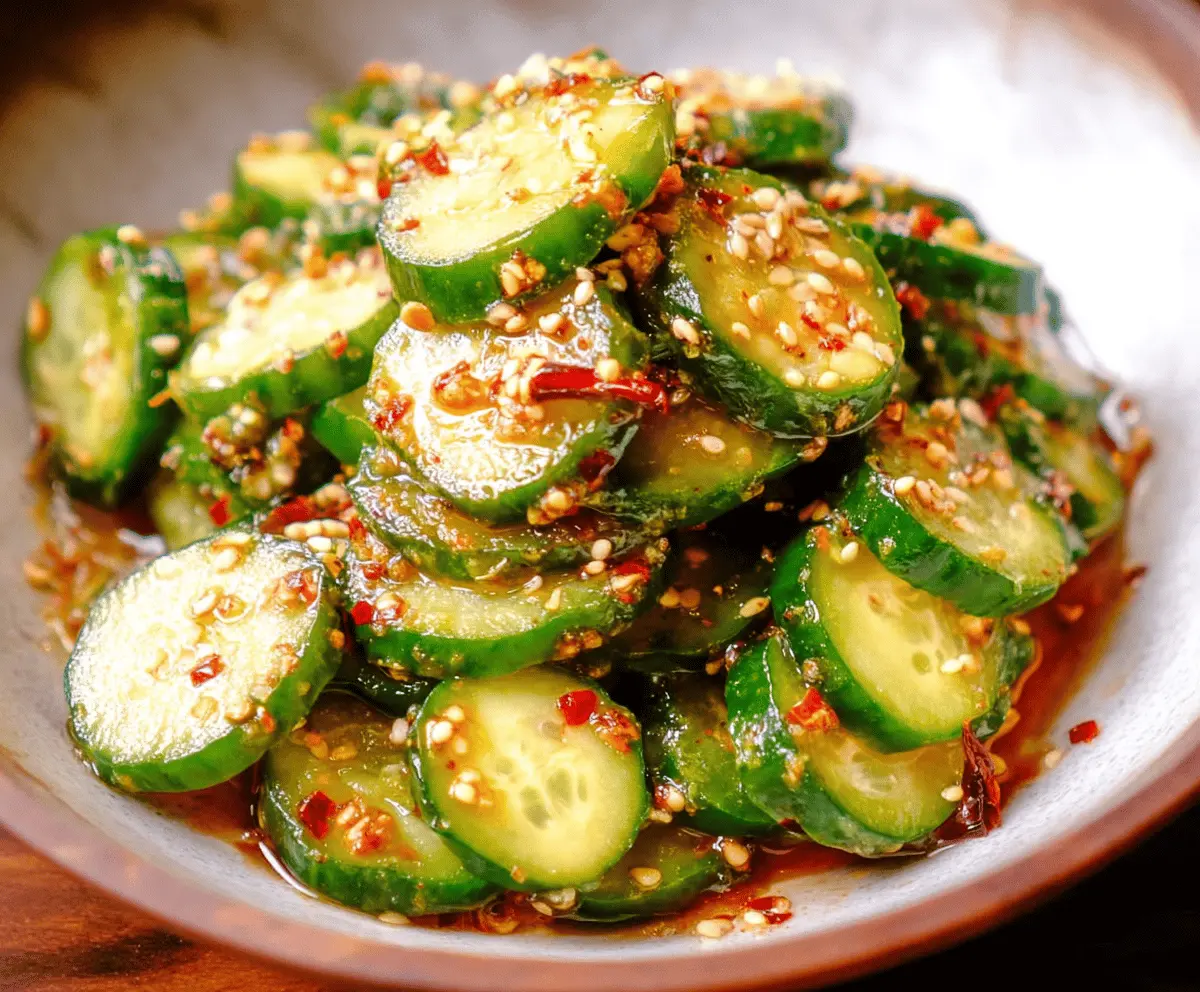 Easy Korean Cucumber Salad Recipe Ready in Minutes