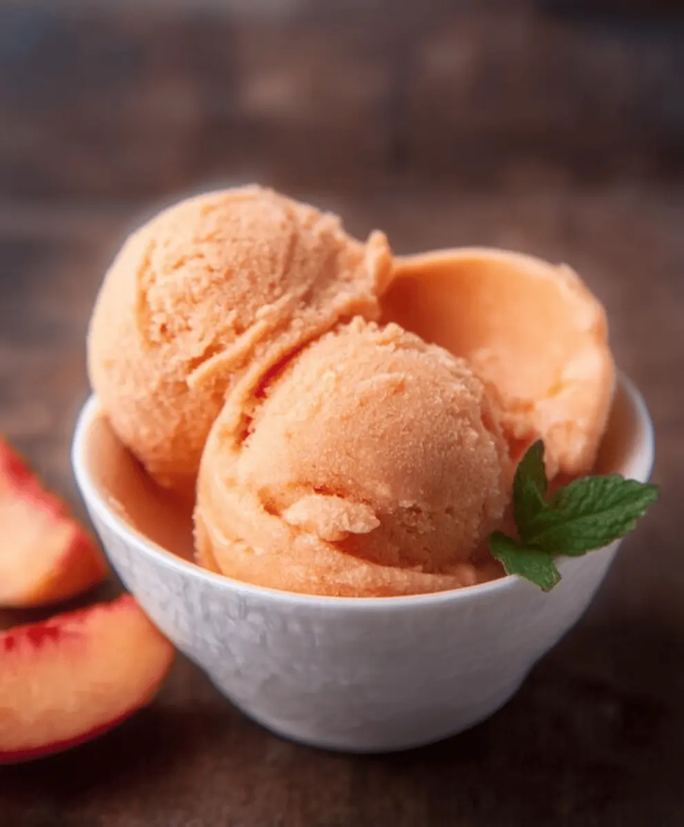Perfect Peach Sorbet Recipe for Refreshing Summer Treats