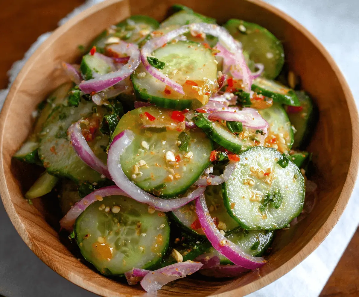 Fresh Thai Cucumber Salad Recipe for Hot Days