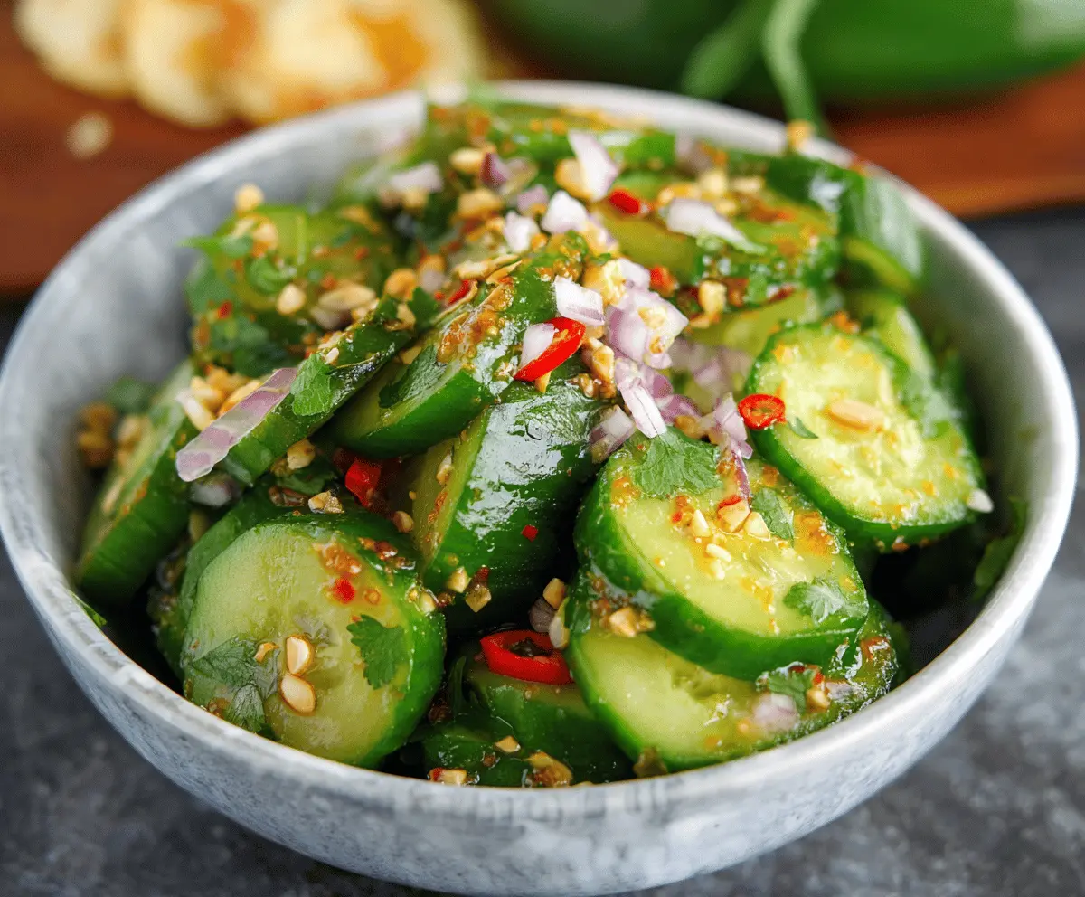 Fresh Thai Cucumber Salad Recipe for Hot Days