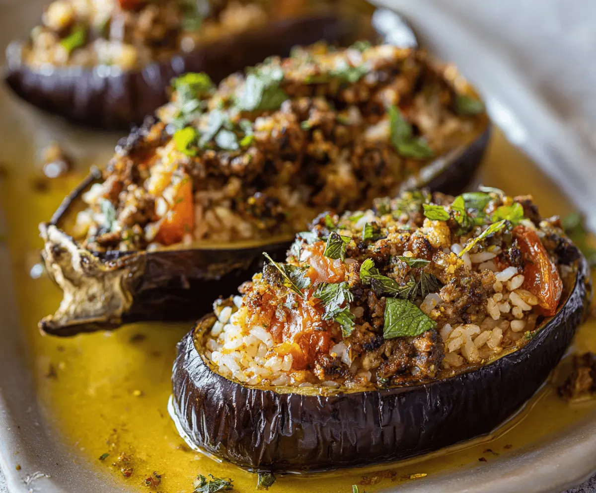 Easy Stuffed Eggplant Recipe with Savory Filling