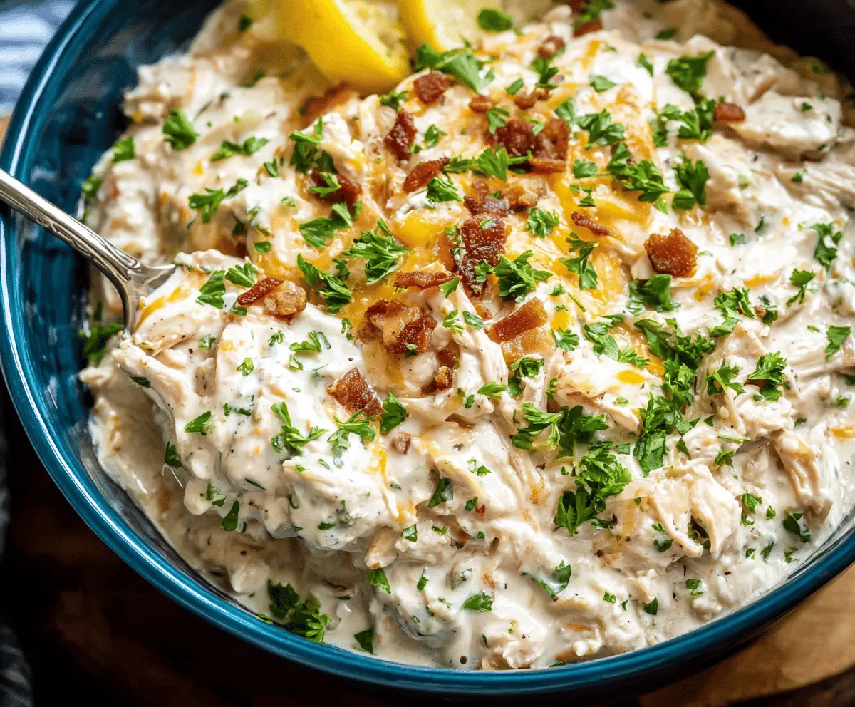 Easy Creamy Crockpot Crack Chicken Recipe