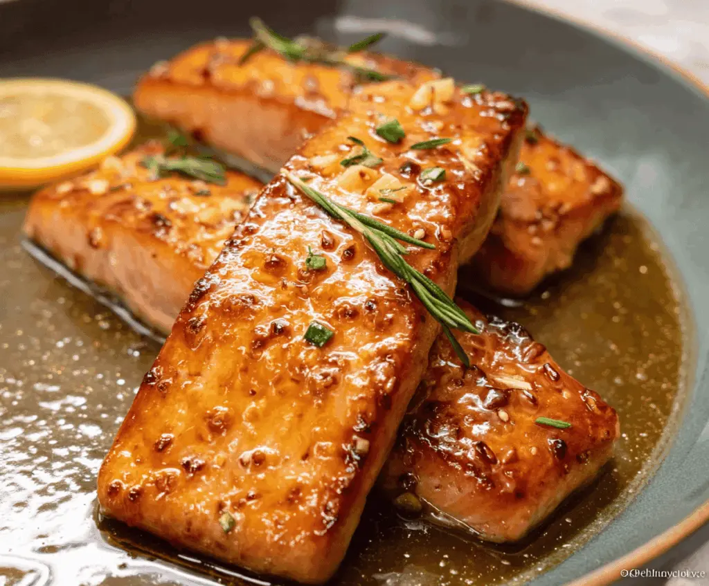 simple honey glazed salmon