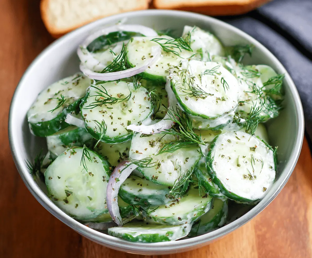 Cucumber Dill Salad