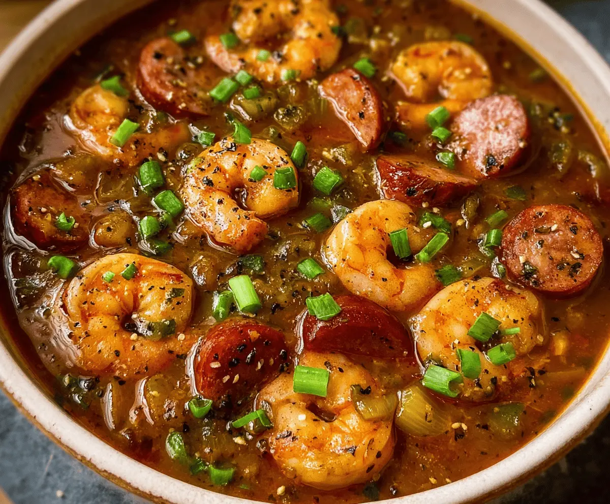 Shrimp And Sausage Gumbo