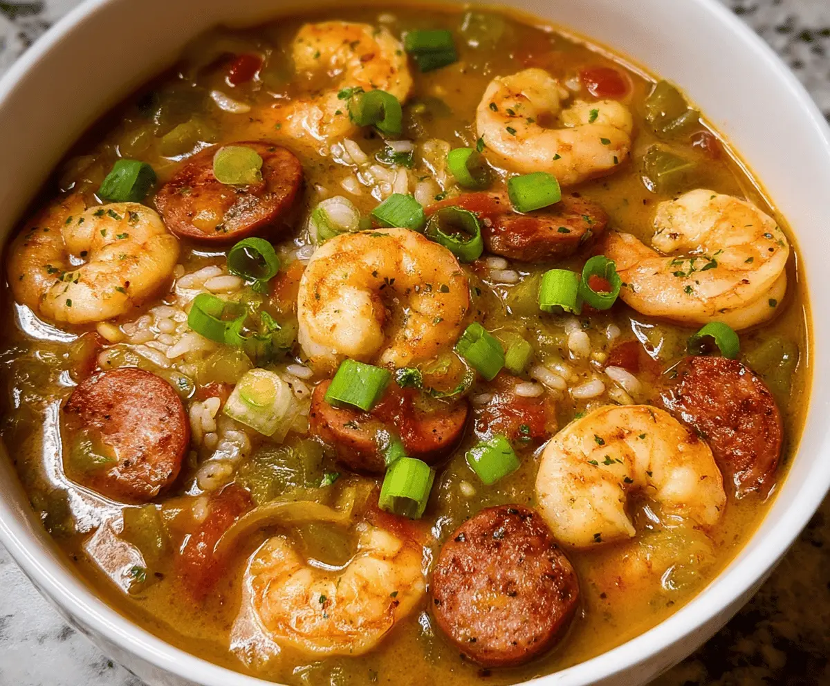 Shrimp And Sausage Gumbo