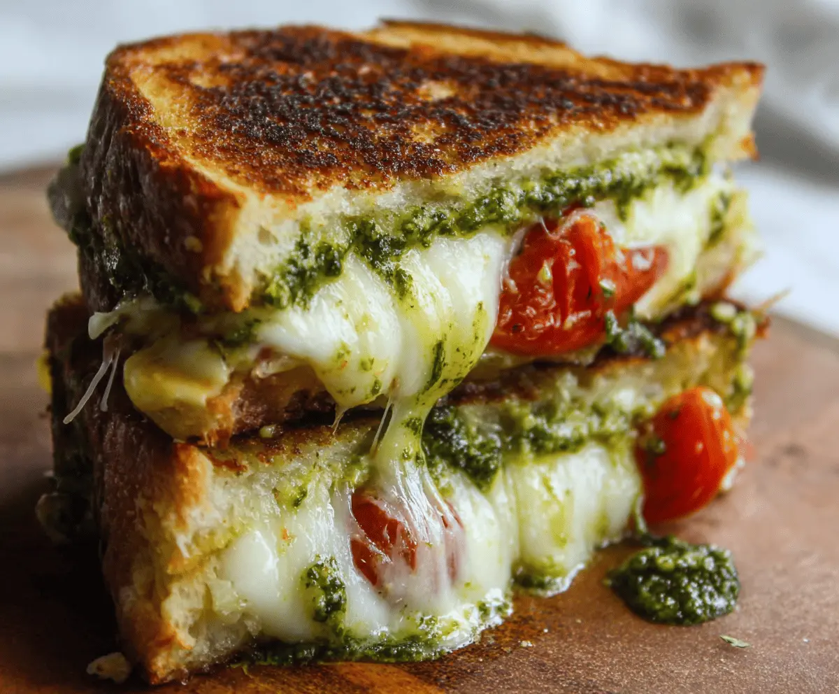Pesto Grilled Cheese