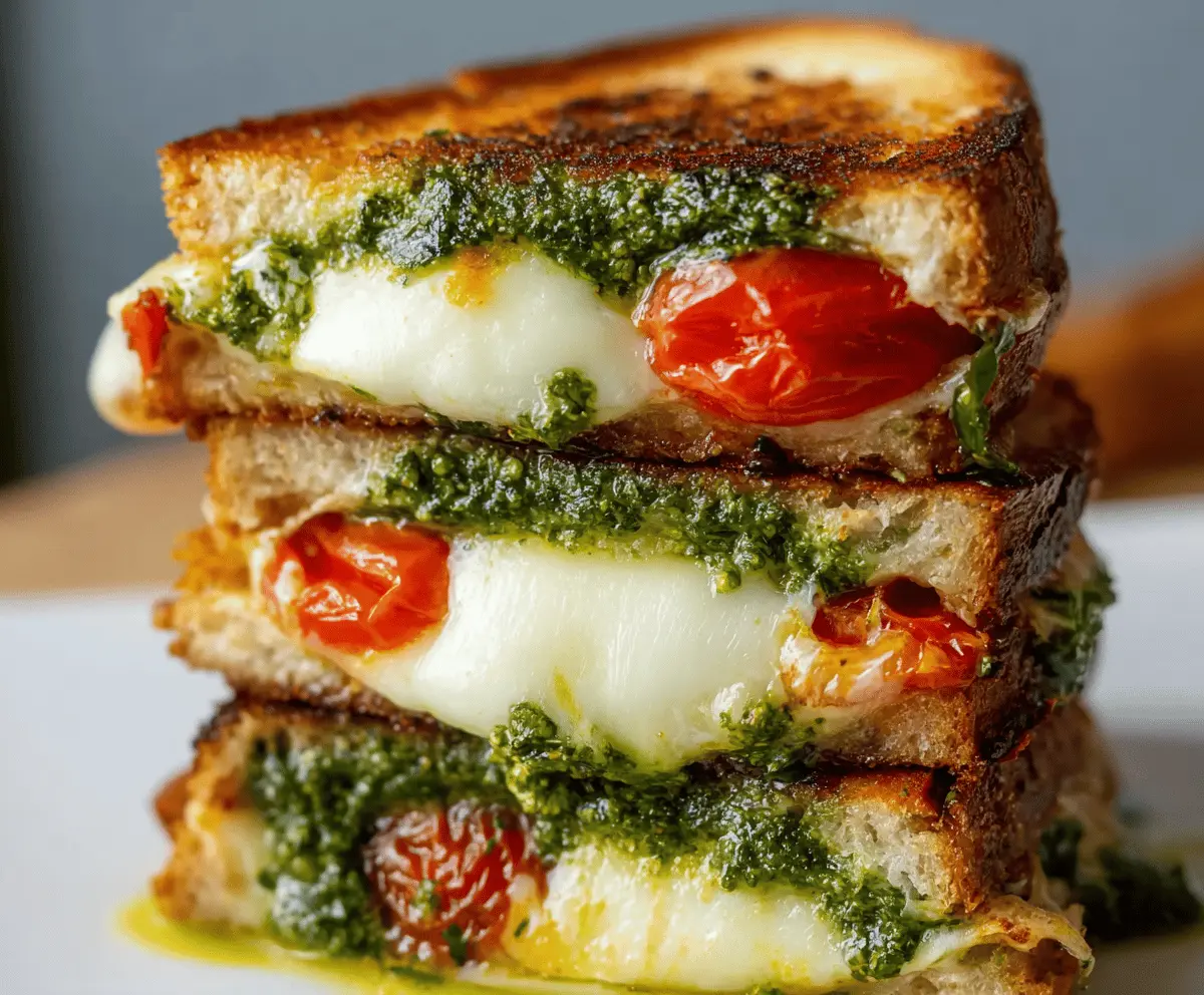 Pesto Grilled Cheese