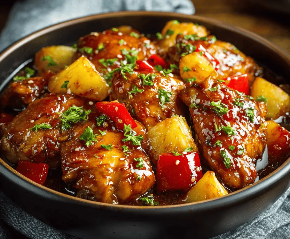 Sweet Hawaiian Crockpot Chicken Recipe
