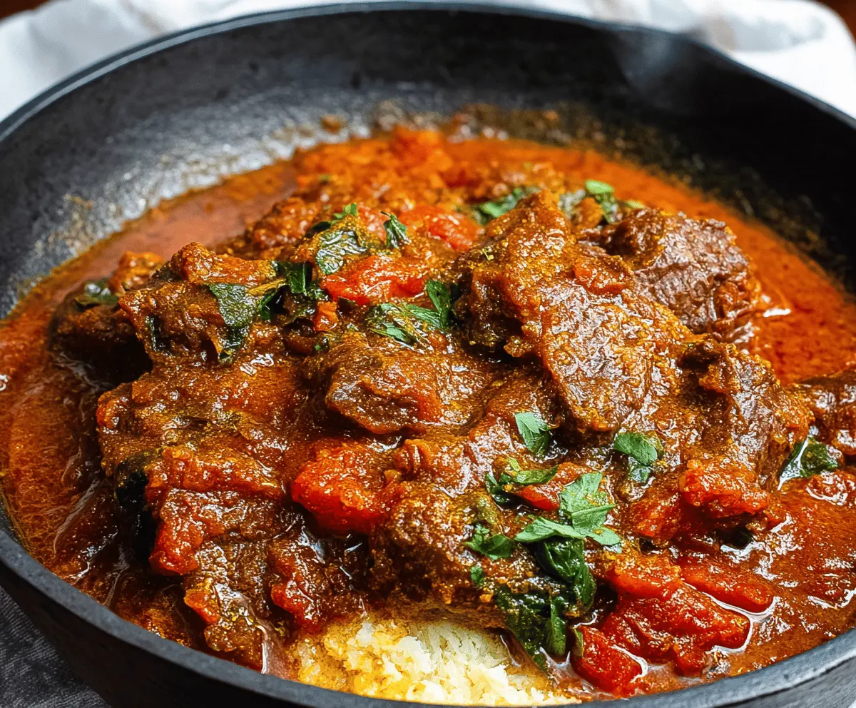 African Beef Stew