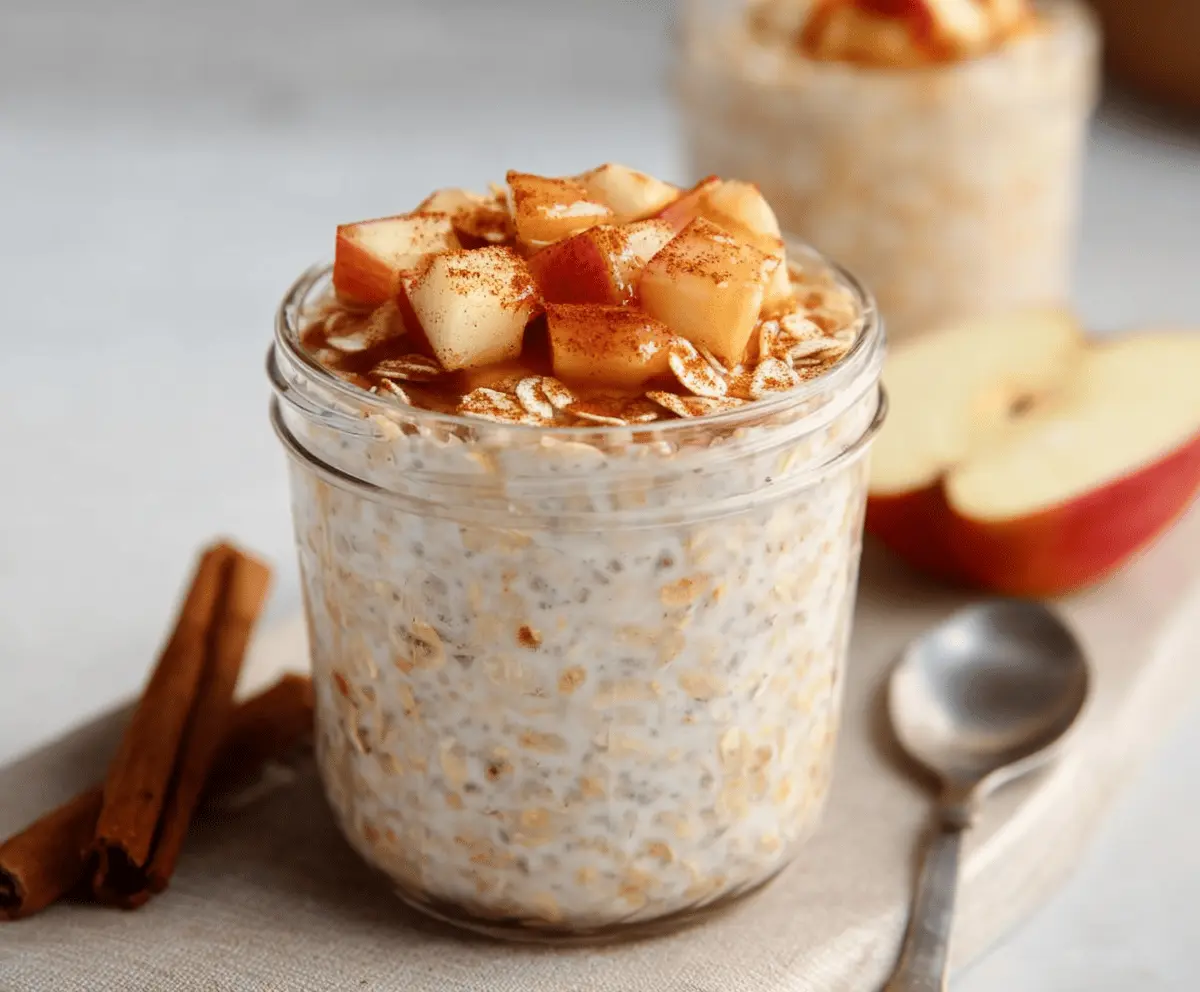 Apple Cinnamon Overnight Oats