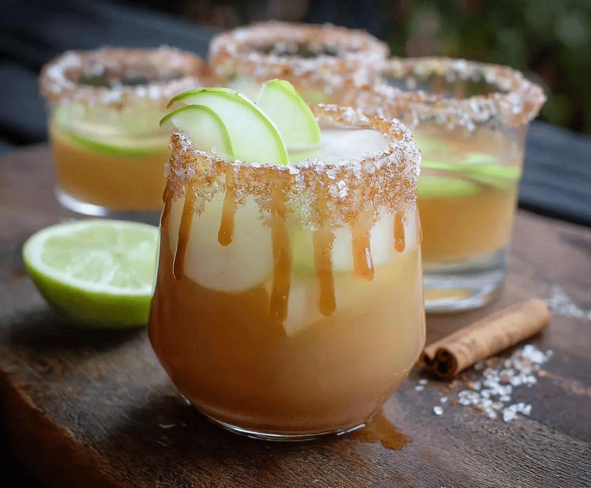Caramel Apple Mocktail