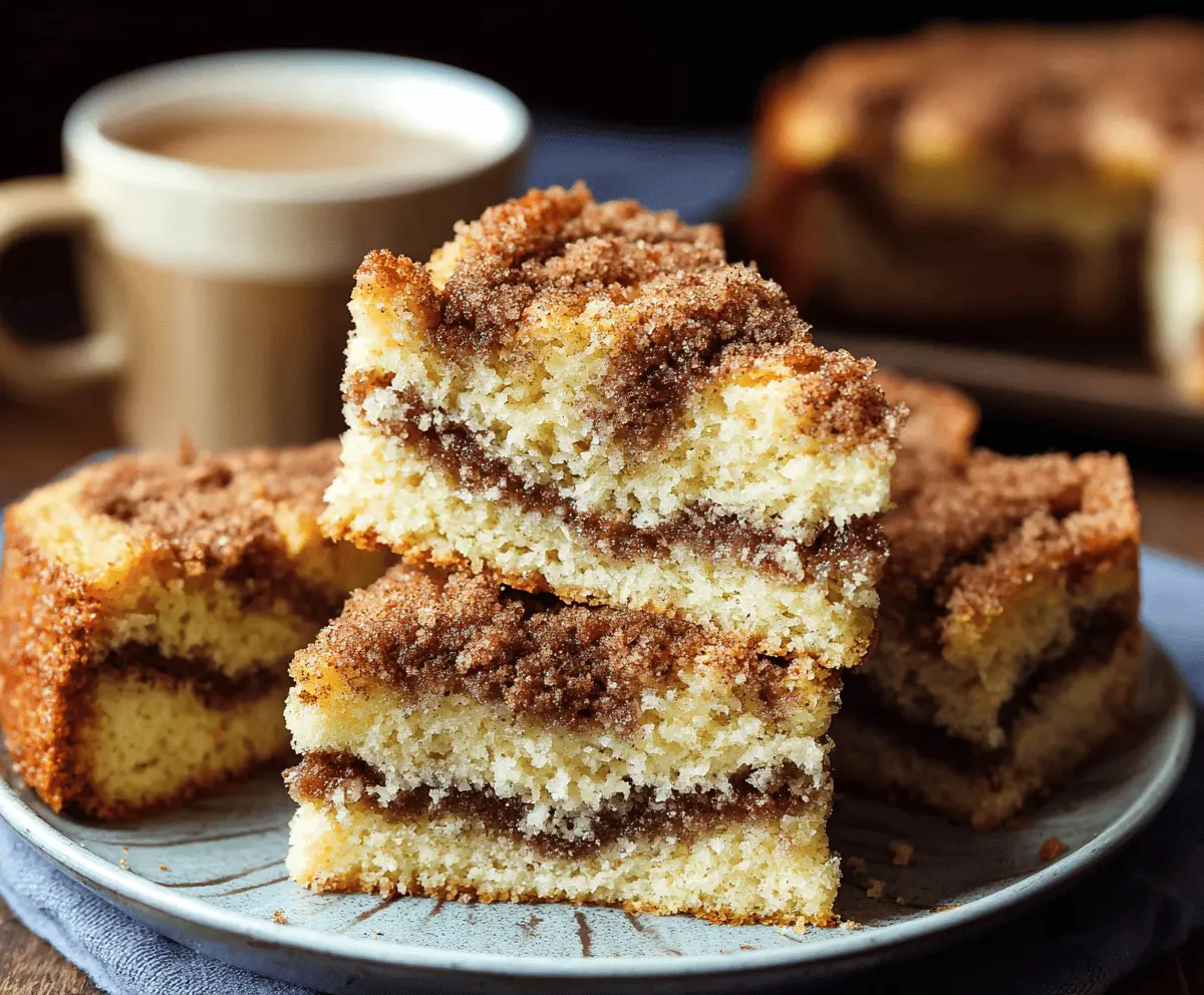 Cinnamon Swirl Coffee Cake