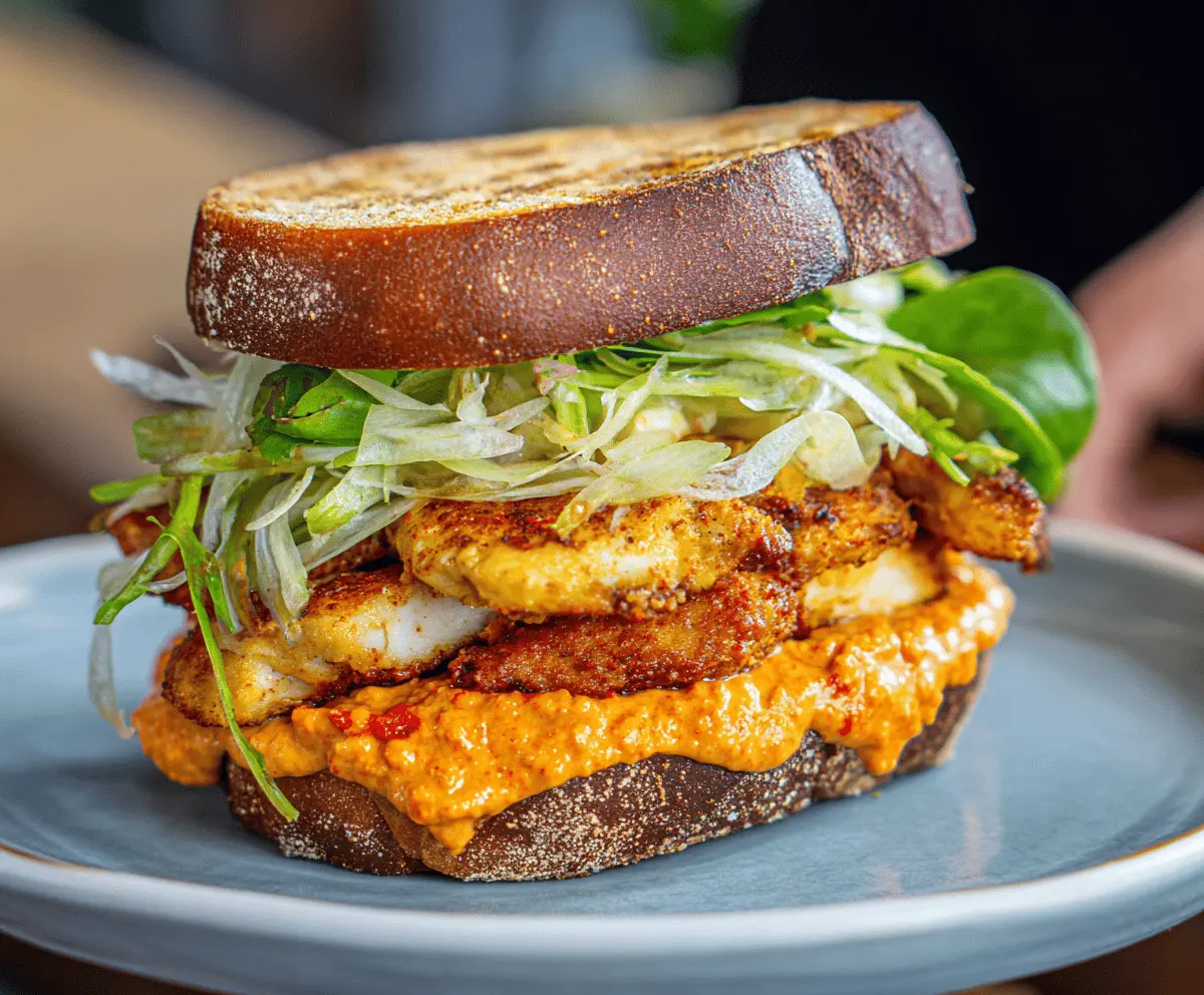 Crunchy Chicken Romesco Sandwich 