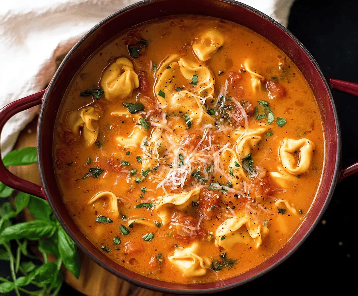 Easy One-Pot Tortellini Soup Recipe