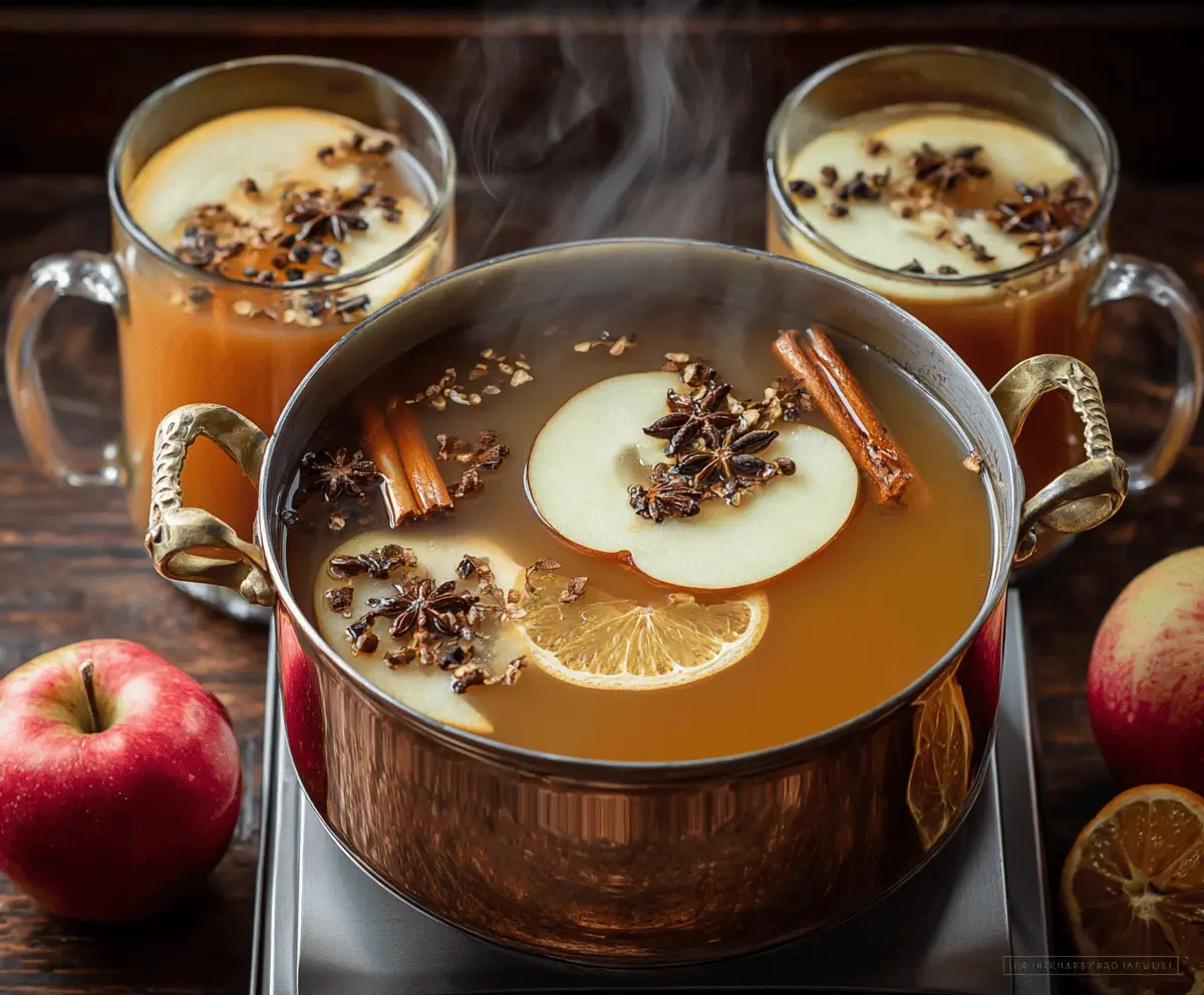 Hot Mulled Apple Cider