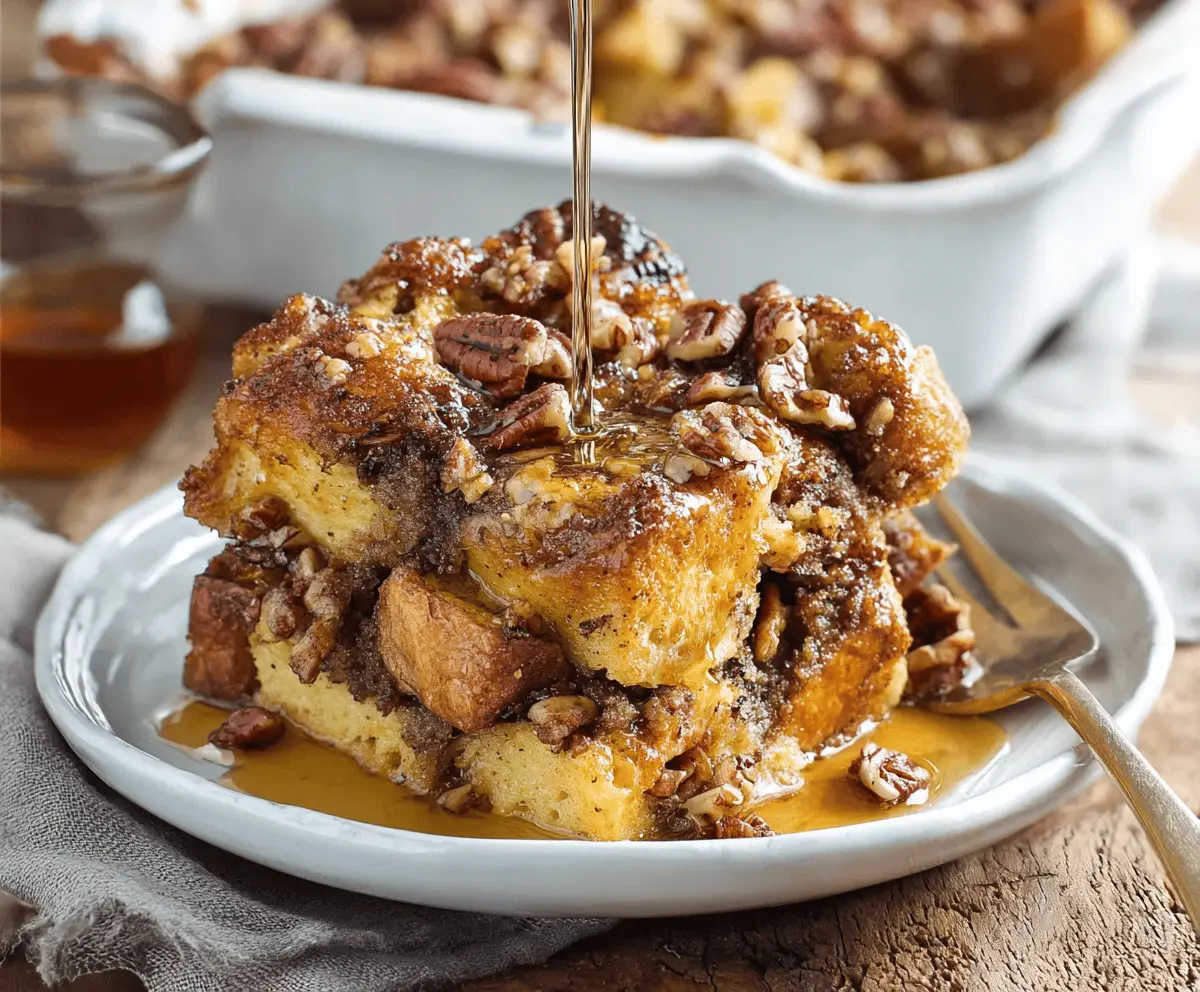 Maple Pecan French Toast Bake