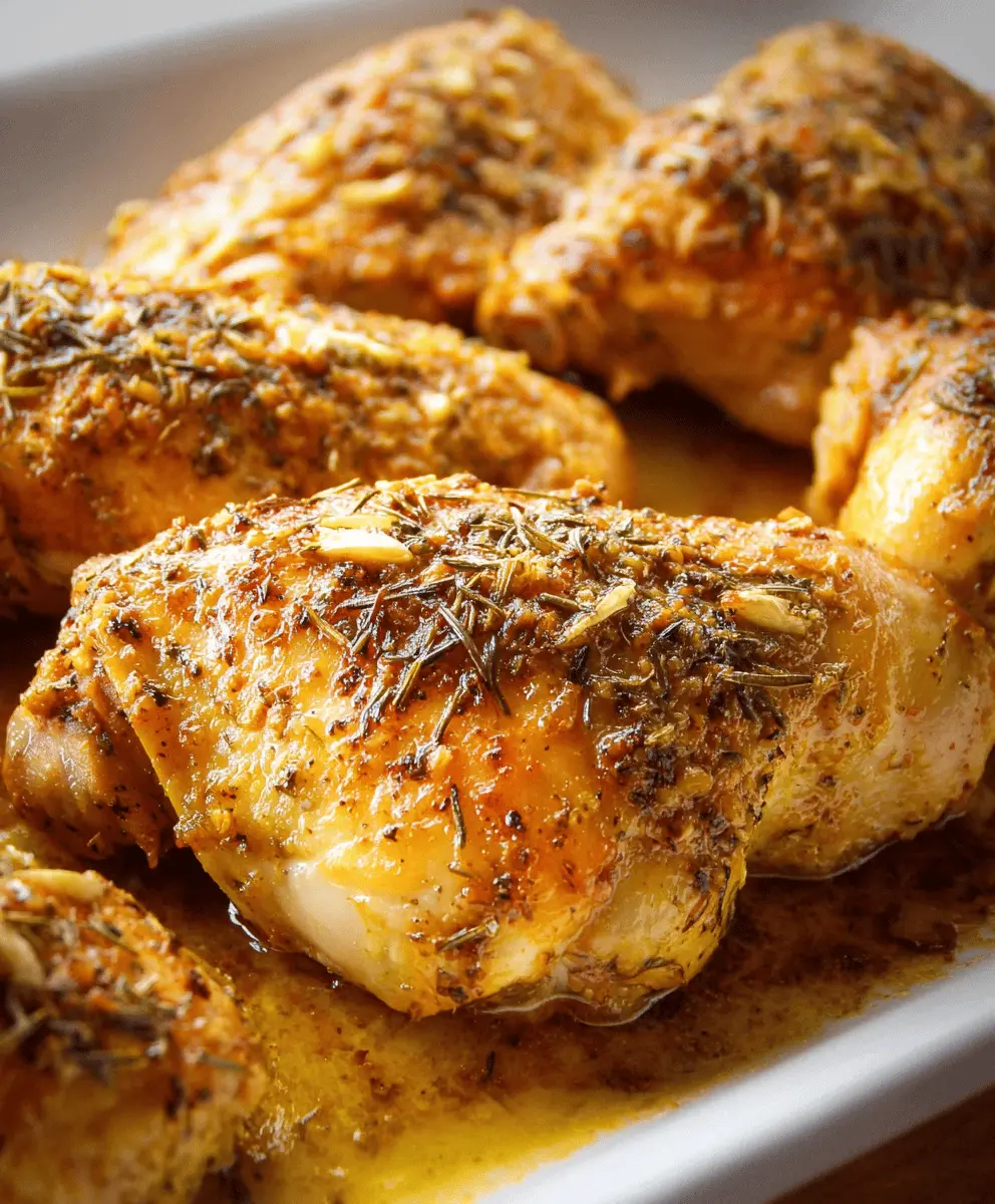 Mustard-Herb Baked Chicken
