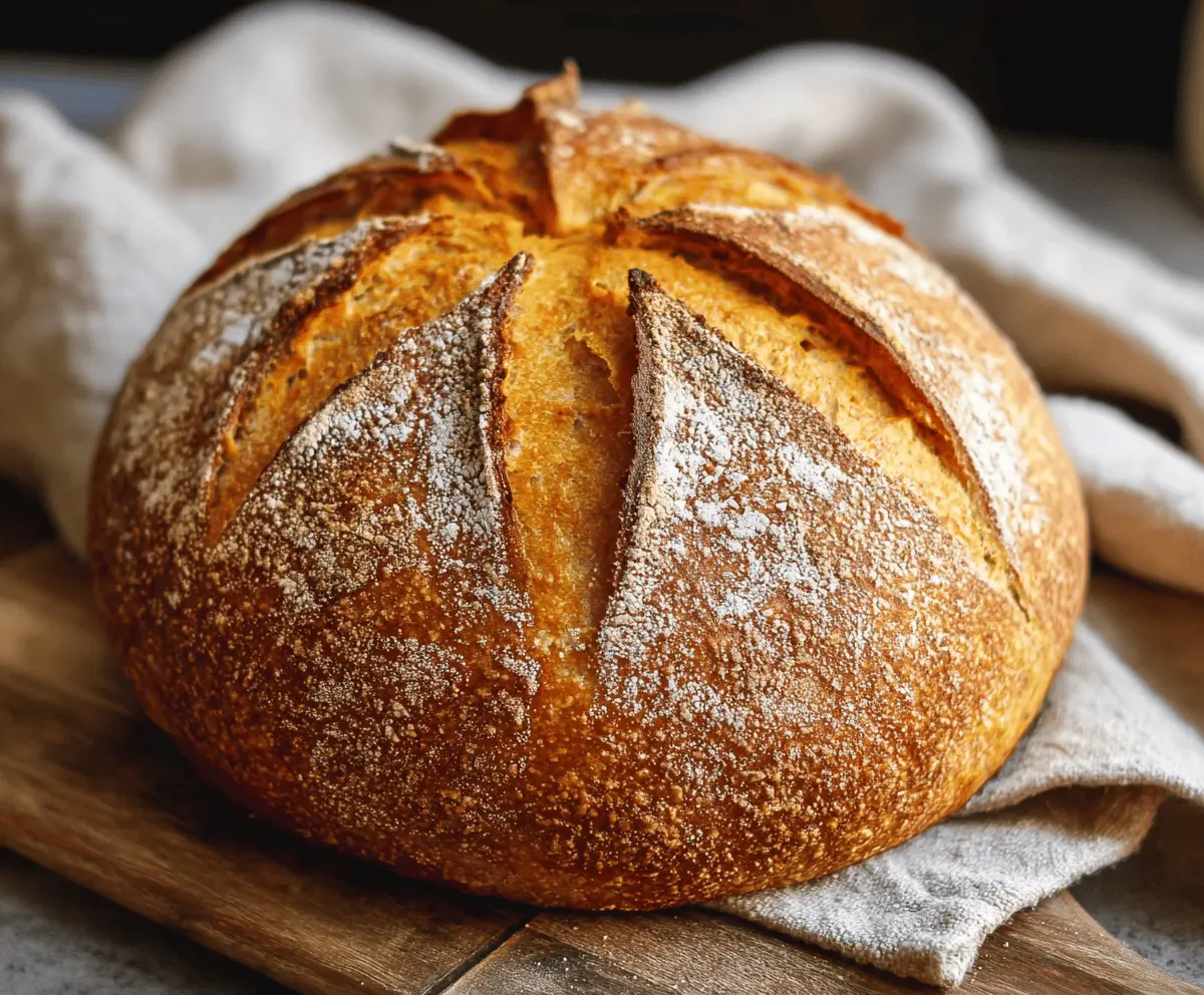 Pumpkin Sourdough Bread