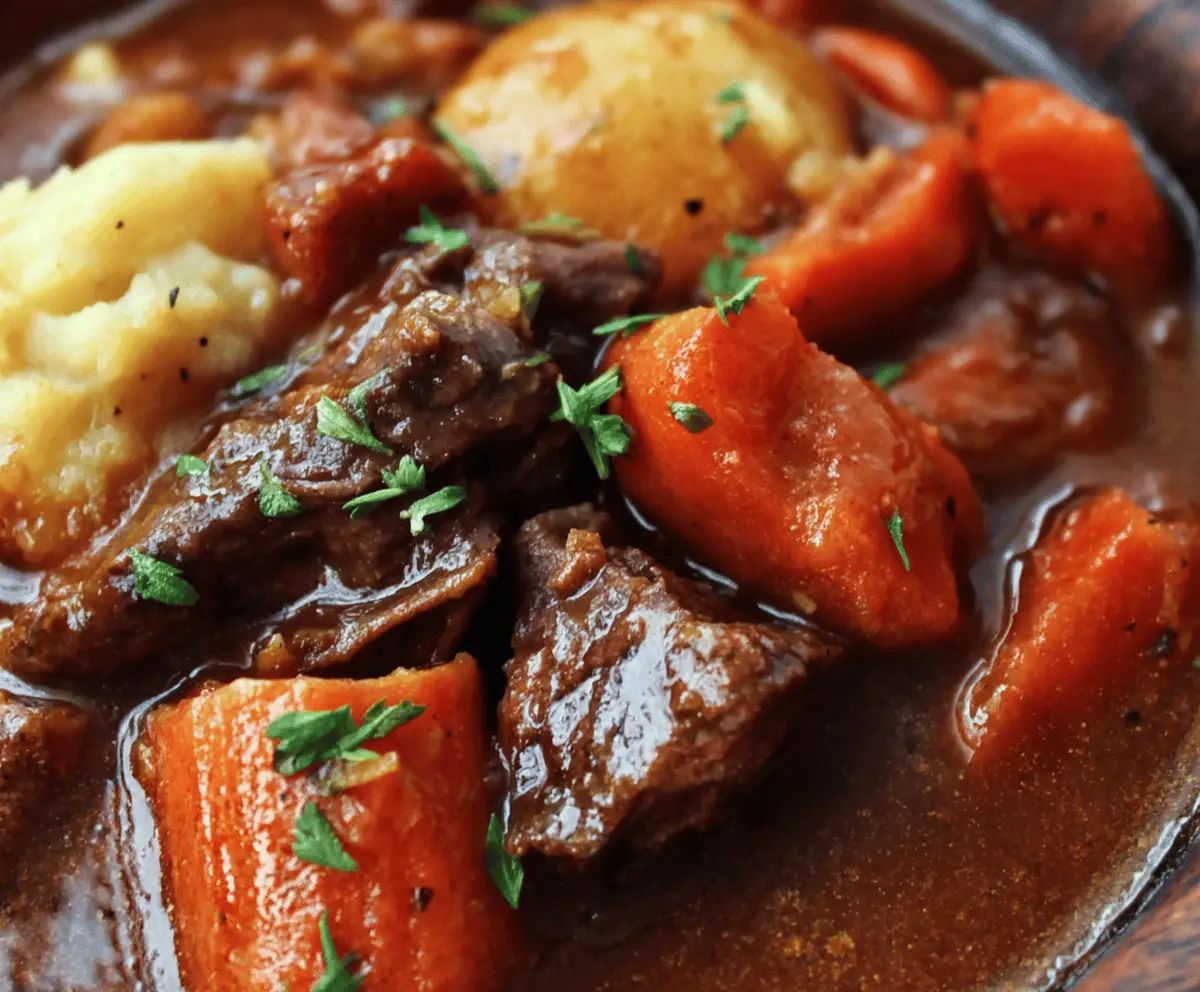 Witches Cauldron Beef Stew