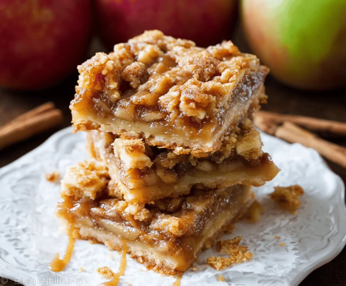 Apple Pie Bars