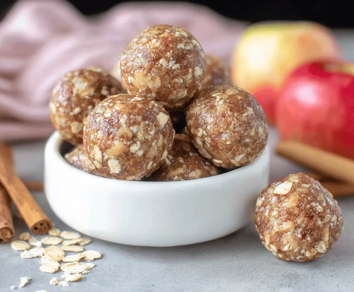 Easy Apple Pie Energy Balls Recipe – Healthy Snack Idea