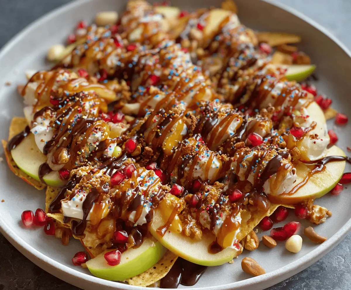 Delicious Caramel Apple Nachos Recipe - Easy & Sweet Snack