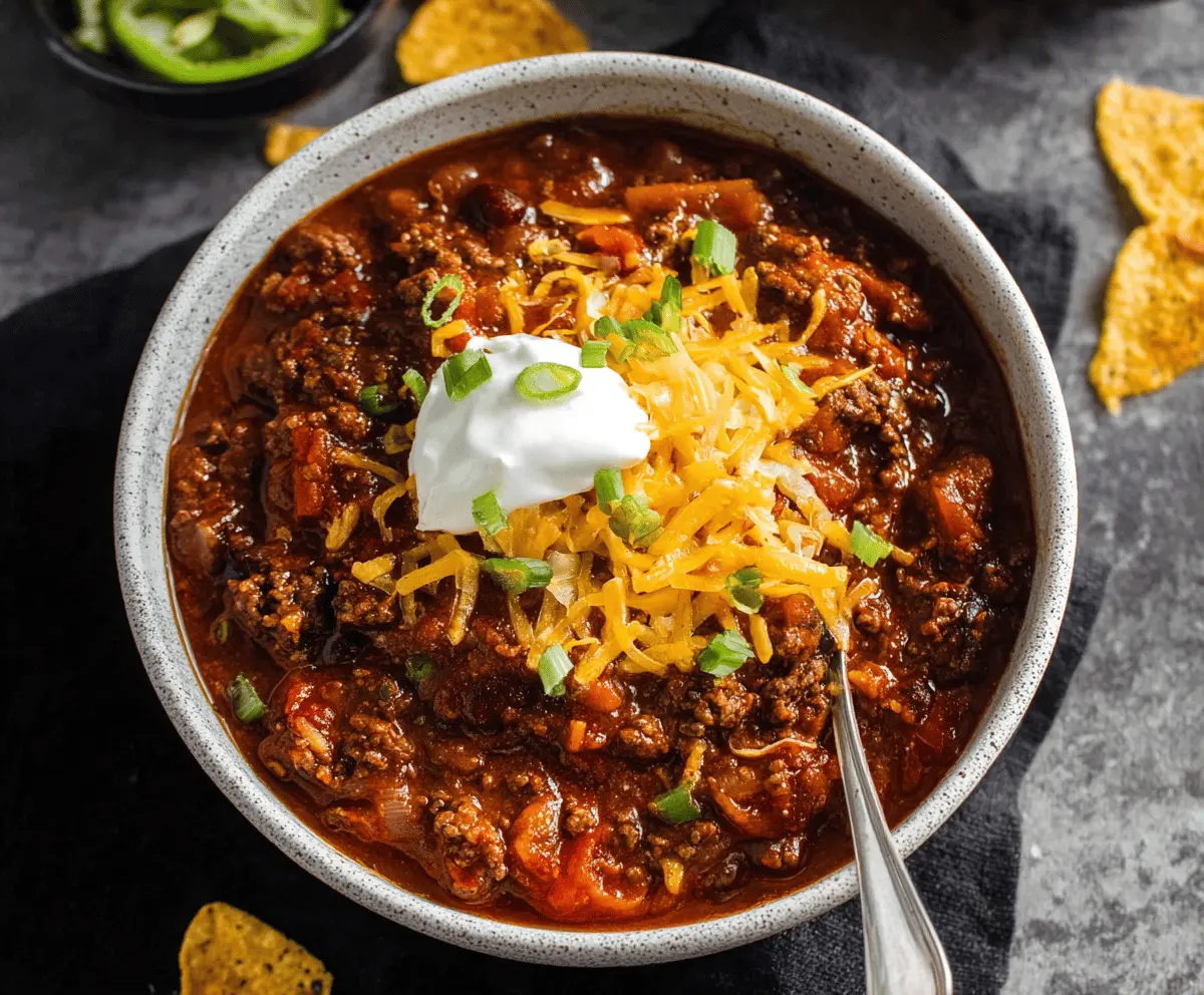 Classic Beef Chili