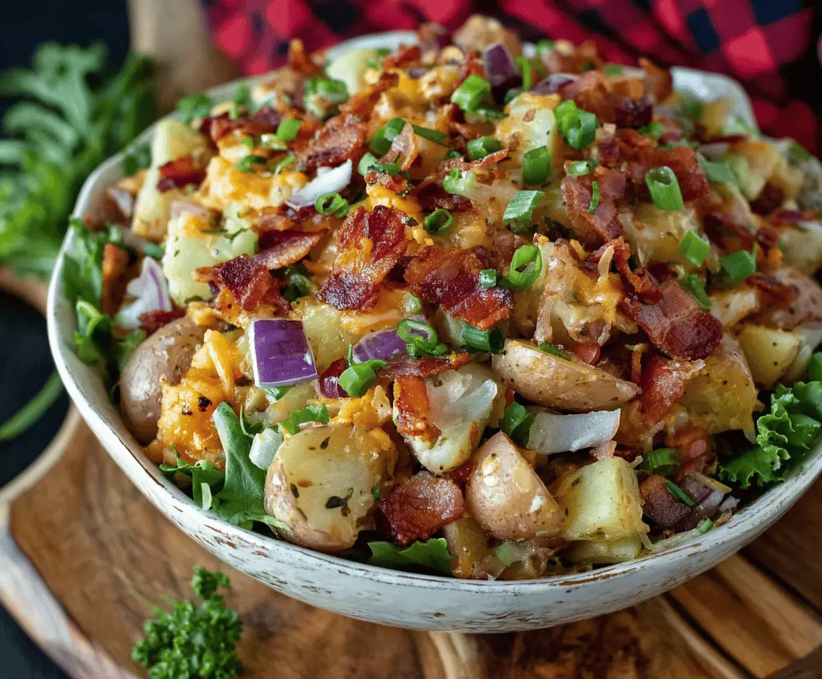 Classic Potato bbq Side Salad