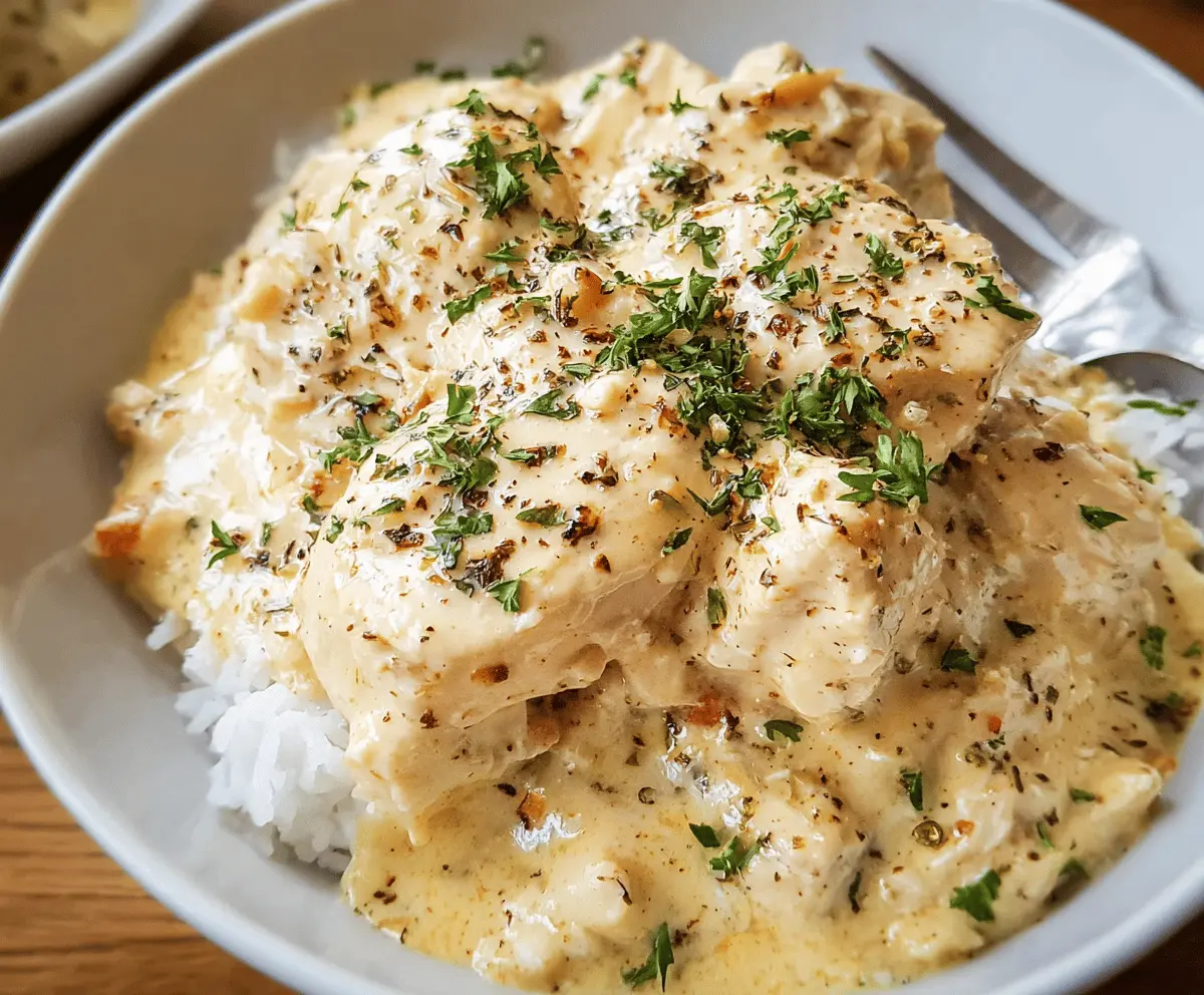 Creamy Crockpot Italian Chicken Recipe – Easy Slow Cooker Meal