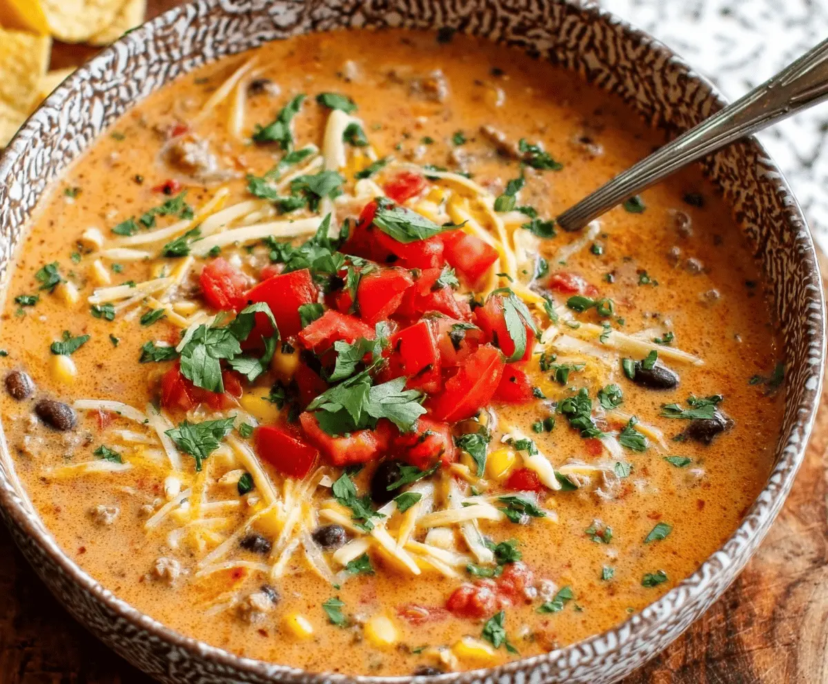 Creamy Taco Soup