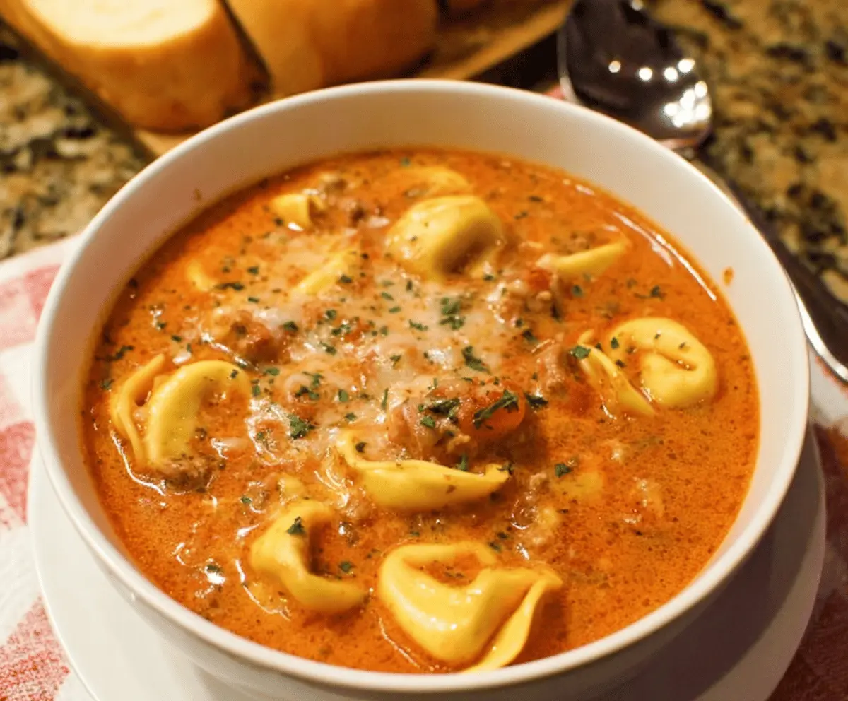 Crockpot Tortellini Soup