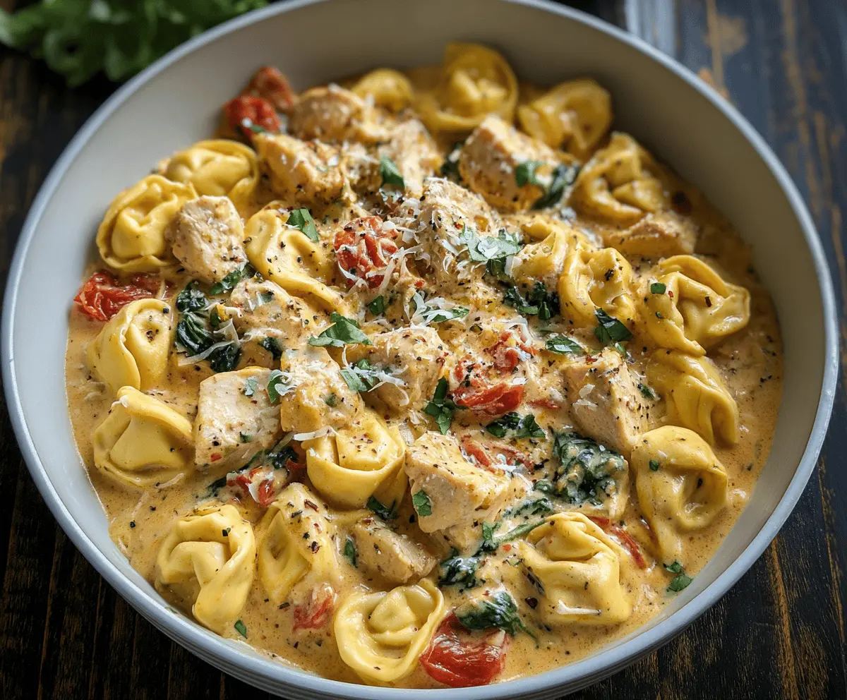 Marry Me Chicken Tortellini