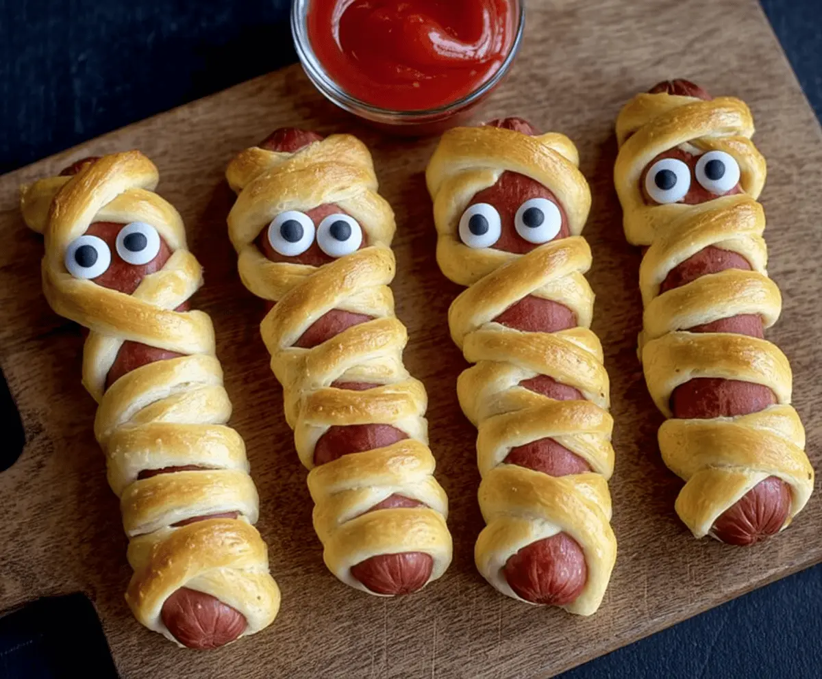 Mummy Hot Dogs Halloween Recipe – Easy & Fun Snack Idea