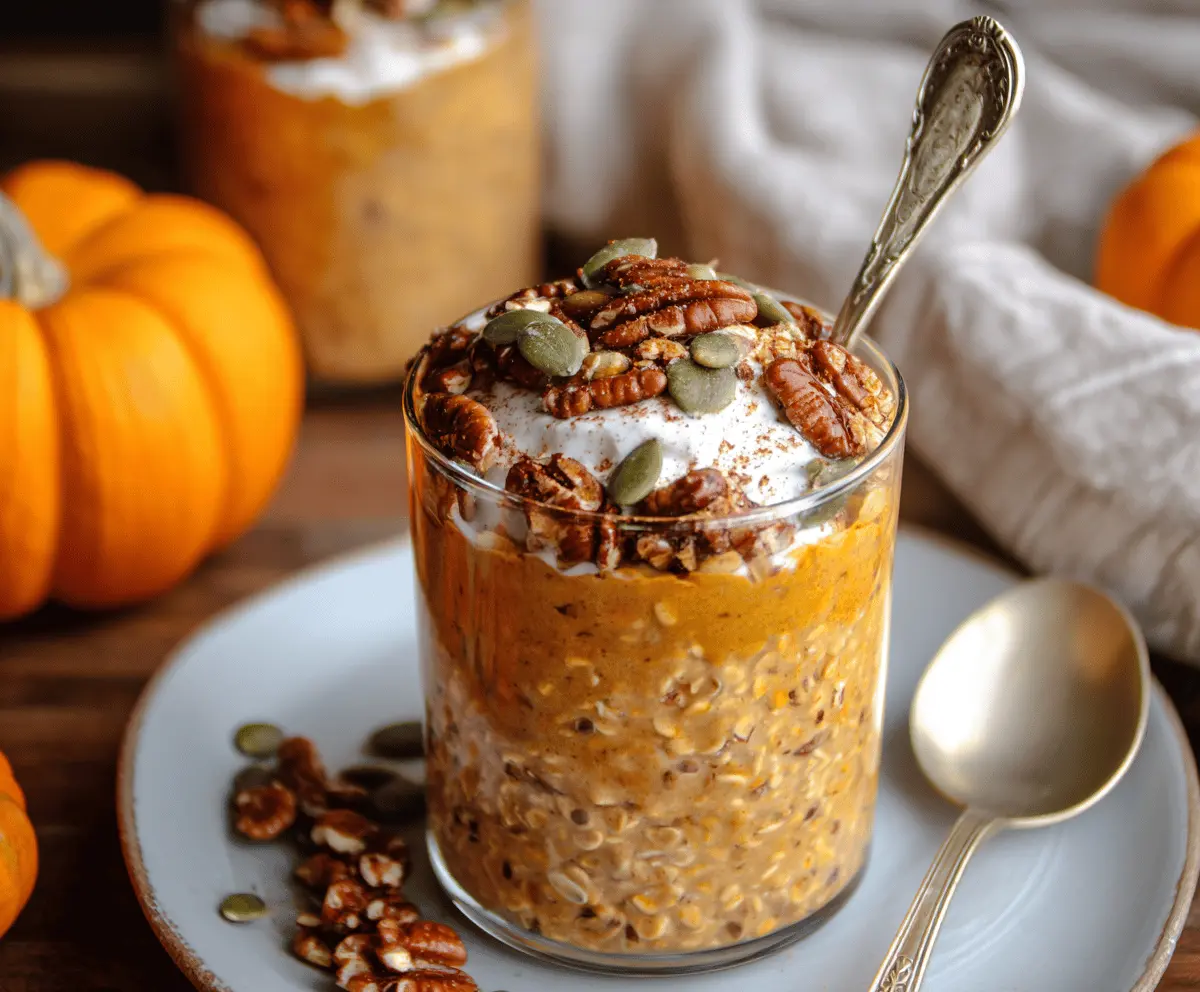 Pumpkin Overnight Oats