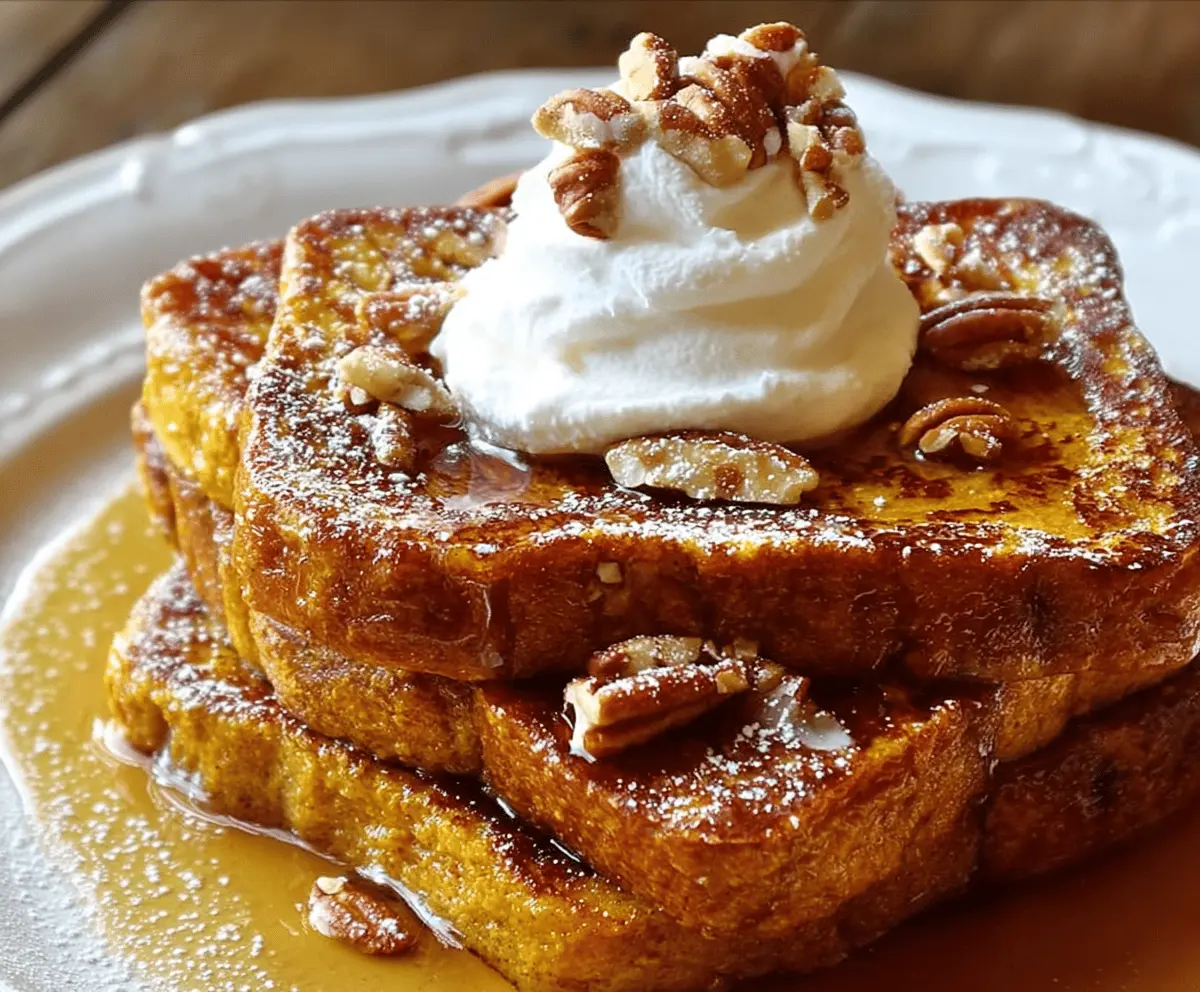 Pumpkin Pie French Toast