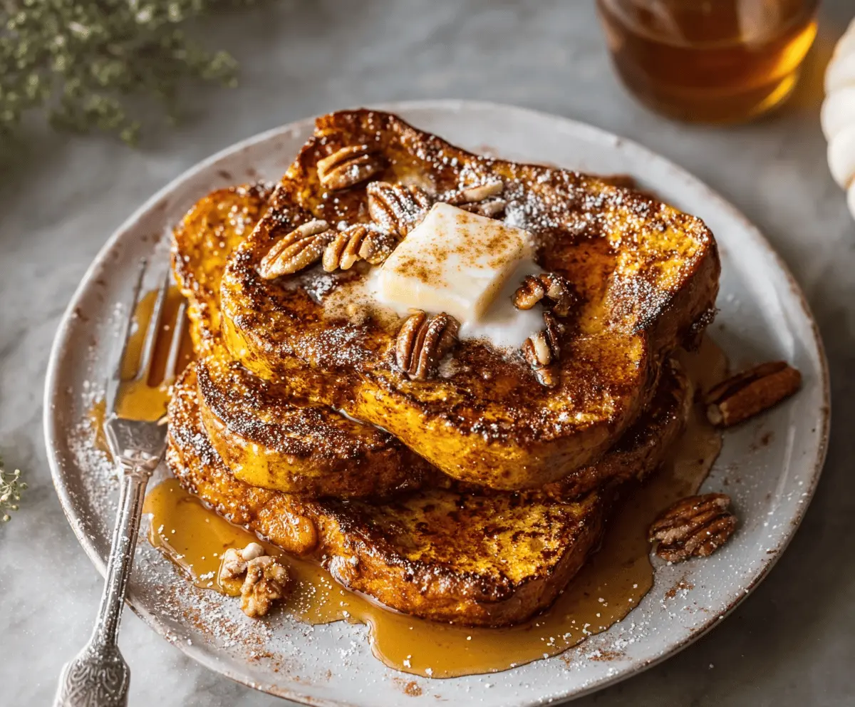 Pumpkin Spice French Toast 