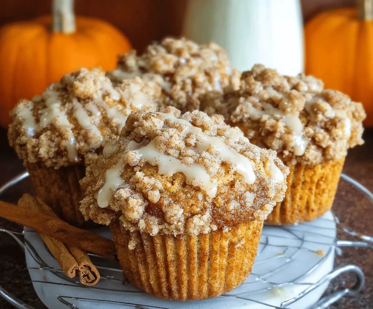 Pumpkin Streusel Muffins