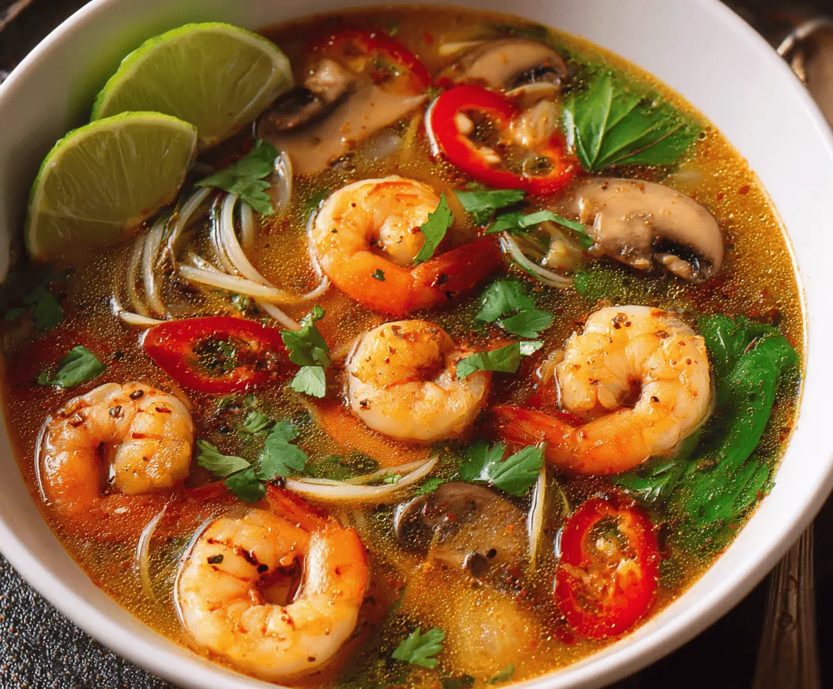 Easy Thai Shrimp Soup Recipe – Authentic & Delicious