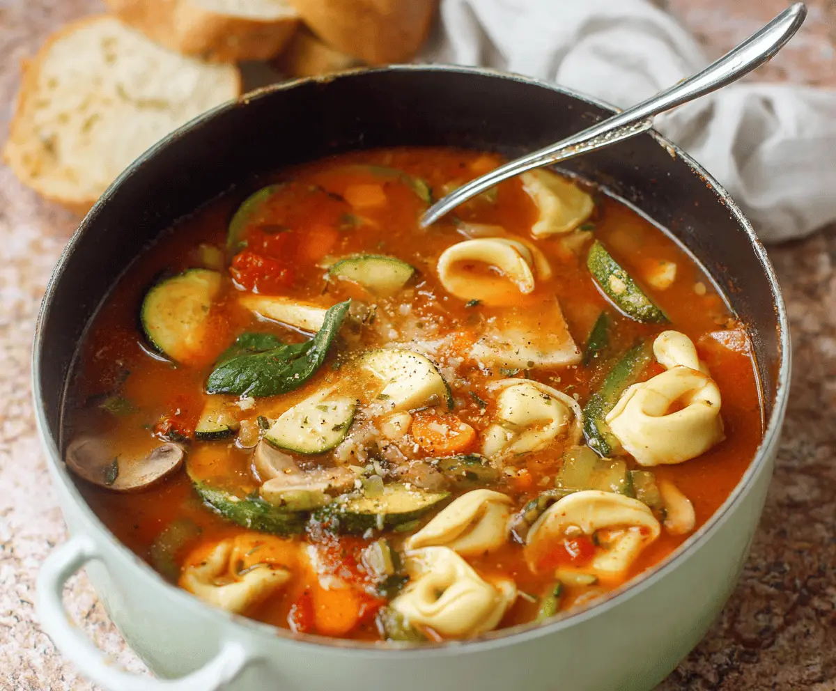 Vegetable Tortellini Soup
